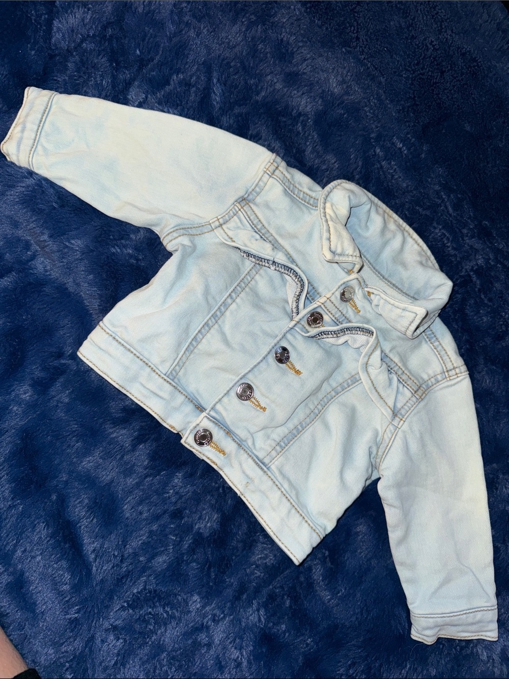 3-6m George Light Wash girls Denim baby girls Jacket